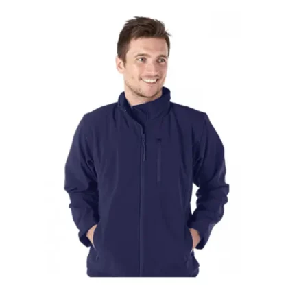 Softshell Jacket with Hood in Collar