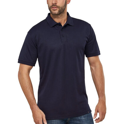 Gents Hybrid Polo Shirt with Shirt Collar